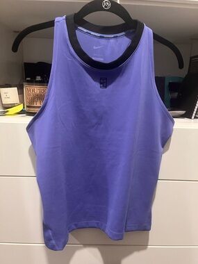 Nike Women’s Purple/Black Dri-FIT Tank Top